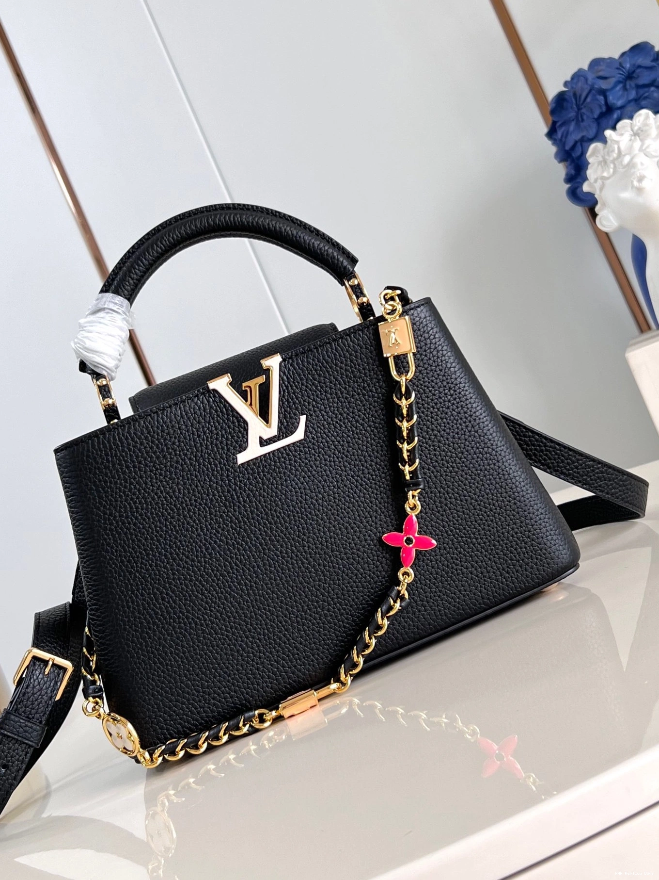 Aaa replica bags LOUIS BB-27*18*9CM CAPUCINES VUITTON 0817